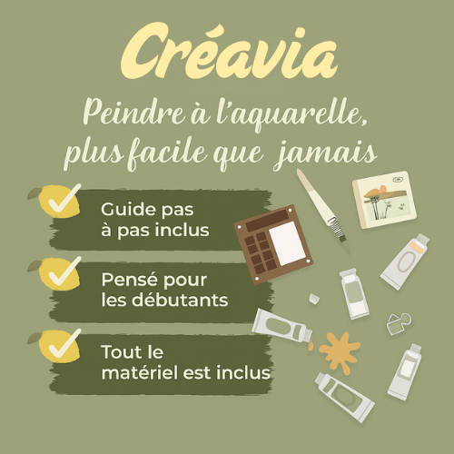 Créavia - Kit D'Aquarelle Miniature