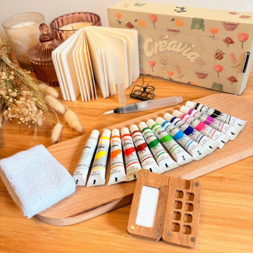 Créavia - Kit D'Aquarelle Miniature